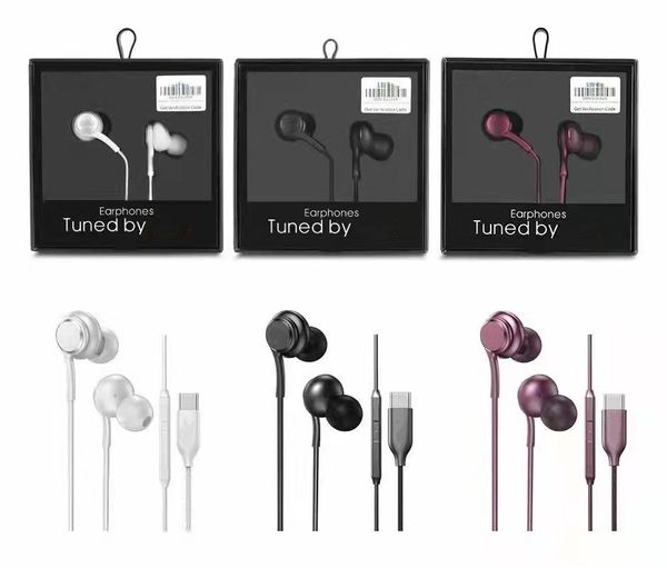 Bunte 3,5-mm-Typ-C-USB-C-Headset-In-Ear-Ohrhörer mit Fernbedienung und Mikrofon für Xiaomi Huawei Smart Digital Chip Android Typ-C bunt