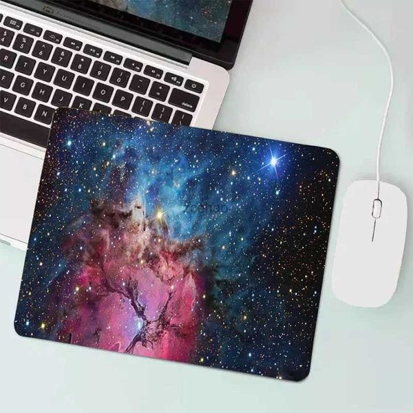 Mauspads, Handgelenkauflagen, kleine Galaxy-Mauspads, Gaming-Zubehör, Weltraum, Milchstraße, Teppich, Gamer, Completo Varmilo, Tastatur, Schreibtischunterlage, Tapis Souris, MousepadL240105