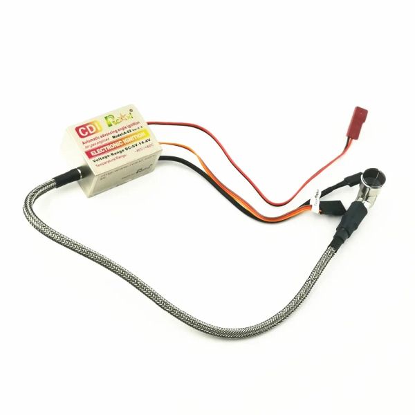 DA/DLE20/DLE30/DLE55/CRRCPRO GP26R/GP50R Motorlar için RC Uçak Gazlı Motor için CM6 Buji ile RCEXL Ateşleme CDI