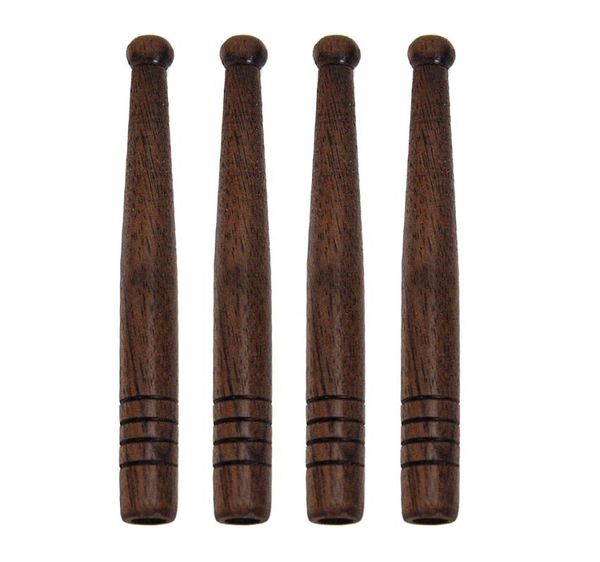 Деревянная трубка для табака из грецкого ореха One Hitter Pipe Bat 90 мм, курительные трубки из натурального дерева ручной работы, мини-ручная трубка8069112