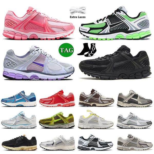 Top Designer Vomero 5 Flat Running Sapatos Ao Ar Livre Esportes Atléticos Flat Pewter Aveia Rosa Triplo Preto Foto Poeira Supersônica Homens Mulheres Tênis Tênis Corredor