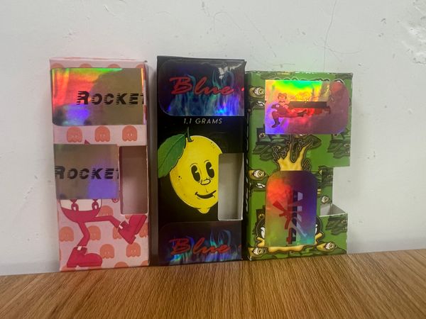 Özel Baskılı Sandık Vapes Sepetler Moonrock Paper Paket Kutusu Vape Kartuş Dispinable Kalem Ambalaj Konsantresi Plastik Mylar Bag