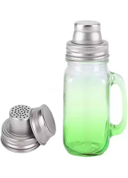 Coperchi shaker per barattoli di vetro in acciaio inossidabile Tappi per cocktail Farina Mix Spezie Zucchero Sale Peperoni Utensili da cucina F04191539473