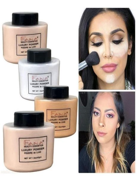 FANA 4 Colors Face Foundation Profession Professional Mastup Lose Translucent Matte Banana Minise OilControl Гладкий Miner3288910