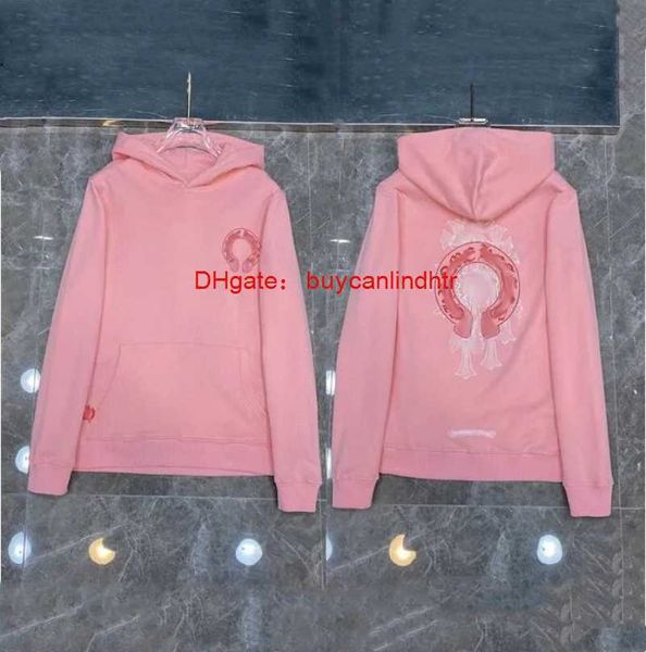 Clássico luxo mens zíper ch hoodies designer ferradura sânscrito cruz impressão pulôver com capuz tops casaco jaqueta suéter mulheres soltas jackts destino 3y8f