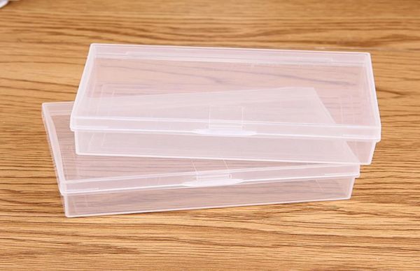 Прозрачная пластиковая коробка для хранения Прозрачные квадратные пластиковые коробки для хранения ювелирных изделий Коробка для визитных карточек 9262 см SN49733655159