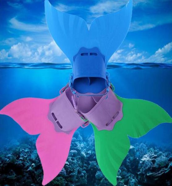 Ev ayarlanabilir deniz kızı yüz ı yüzgeç dalış monofin yüzme ayak parkur mono yüzgeç balık kuyruğu mimari çocuklar için çocuk çocuklar için Noel G5305981