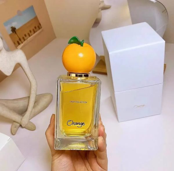 Coleção de frutas Perfume Limão Abacaxi Laranja Fragrância 150ml Cheiro de longa duração Marca EDP Homem Mulheres Parfum Neutro Doce Colônia Spray Alto