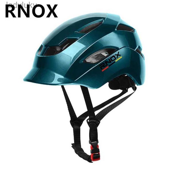 Caschi da ciclismo RNOX MTB Casco da bicicletta da strada Uomo Donna Città Casual Moto Snowboard Casco da sci Casco da ciclismo ultraleggero modellato integralmenteL240109