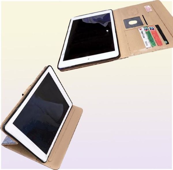 Offizielles Luxus-Flip-Cover aus weichem Leder mit Standfunktion und Kartensteckplatz für iPad 97 Air 2 3 4 5 6 7 Air2 Pro1527226