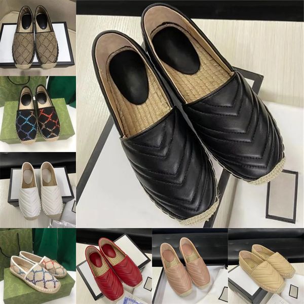 Abendschuhe Espadrilles Designer-Damen-Loafer Echtes Leder Größe EU35-41 lässig entspannt klassische Sohlen bequeme Turnschuhe Fischermode-Set von Mund