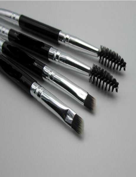 Duo Brush 12 7 15 20 Pennelli per trucco elfo con logo Grande kit di pennelli per trucco sintetico per sopracciglia Duo Brow Pinceis Factory Wholesal8130693