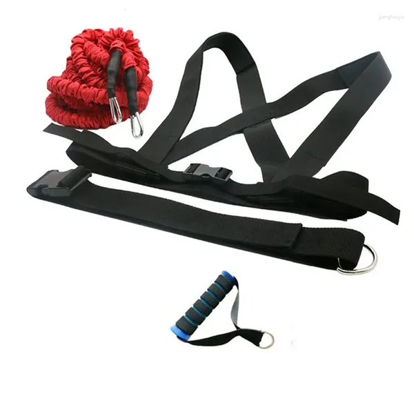 Manubri 1 set doppia resistenza allenamento corda cintura campo corsa salto fitness