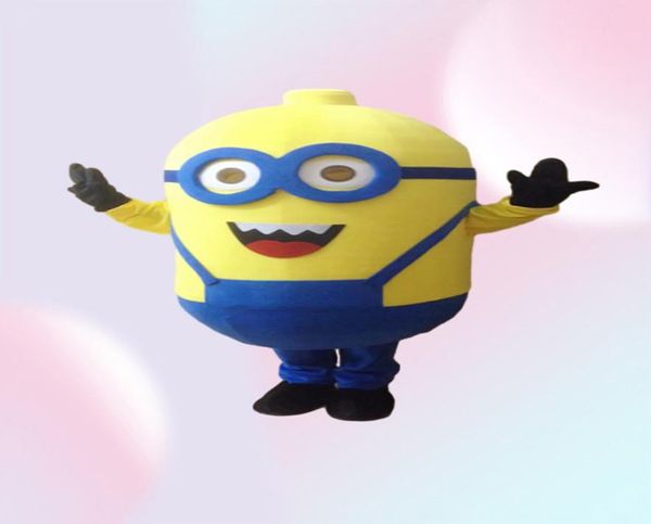 Traje de mascote de minions de alta qualidade para adultos 100 imagem real2671548