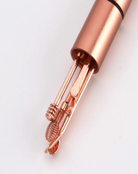 Multifunktions Edelstahl Rose Gold Spirale Ohr Pick Löffel Wachs Entfernung Set Reiniger Tragbare Ohren Picker Pflege Schönheit Werkzeuge6383559