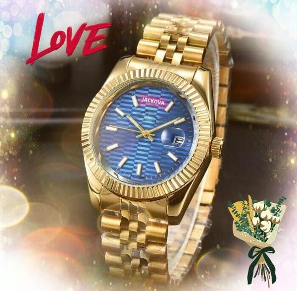 Beliebte Männer Automatische Bewegung 36/41 MM Uhren Voller Edelstahl Super Leuchtenden Quarz Frauen Dame Mädchen Uhr Armband Paare Gute Qualität Armbanduhren Geschenke