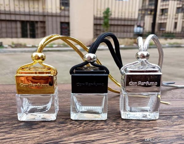 Recipientes de armazenamento de especiarias Garrafa de perfume de carro oco pendurado perfume ornamento ambientador para óleos essenciais difusor fragrância em7537256