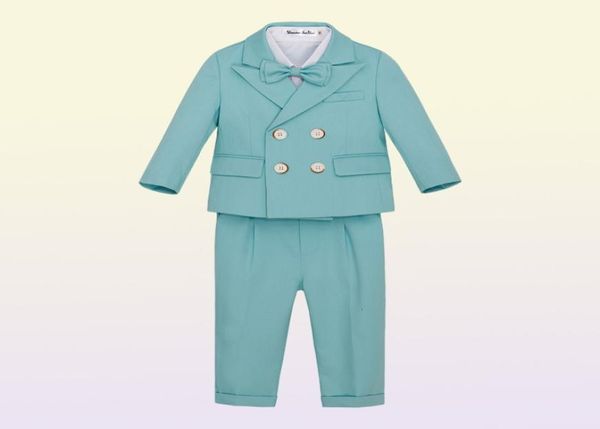 Anzüge Kind Formelle Kleidung Anzug Set Herbst Winter Jungen Jacke Hosen Weste Outfit Kinder Baby Geburtstag Party Leistung Hochzeit Kostüm1285638