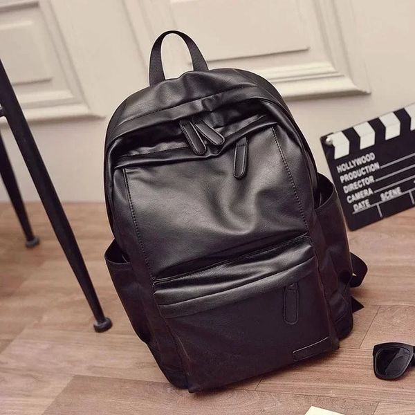 Alta qualidade mulheres homem mochila de couro do plutônio mochilas dos homens menina luxo designer back pack bolsa para portátil grande capacidade viagem 240118