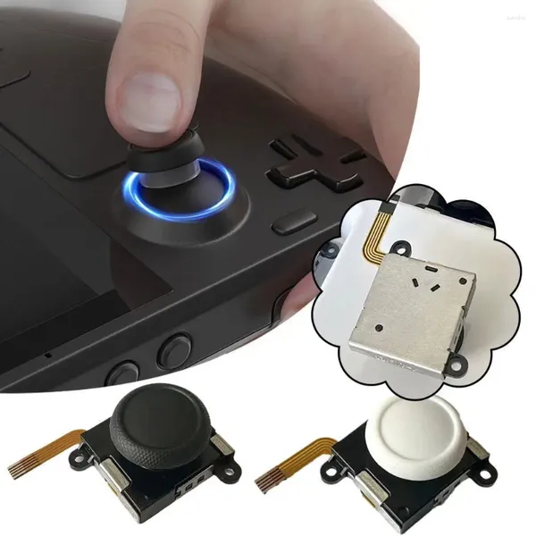 Controladores de jogo para Switch Hall Effect Rocker Joystick OLED Lite Joycon 3D Support Repair Part