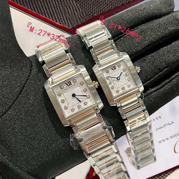 Luxury Gold Watch Tank Designer Womens Designer Catier Panthere Orologi Diamond Orologio per Woman Quartz Movement Fashion Owatch da polso di alta qualità N7SJ# 674