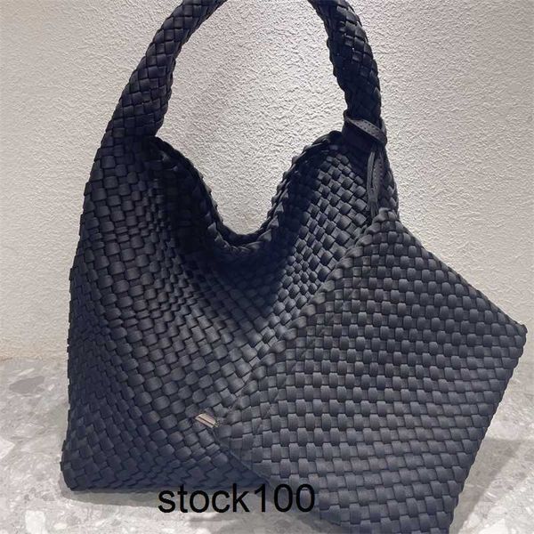 Bolsa Jodie BottegaaVenetas Outono/inverno Edição Coreana Bolsa Feminina Material de Mergulho Ombro Único Grande Capacidade Mãe e Criança Tecido Feito à Mão