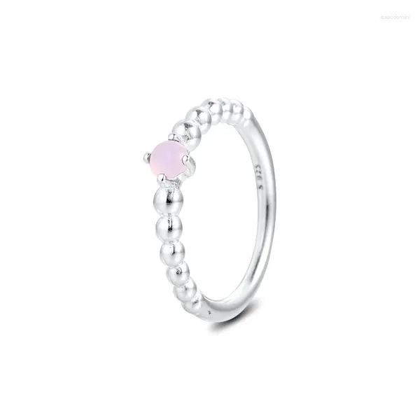 Clusterringe Misty Rose Perlen authentischer 925er Sterlingsilber-Schmuck