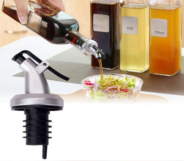 Yeni Şarap Çabası Pourer Mutfak Gadgets Zeytinyağı Soyu Sos Likör Dispenser Kauçuk Cork Sızdır Mühür Şişe Durak Çar Aracı B8807291