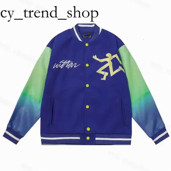 Männer Biker Varsity Jacke Männer Baseball Tragen Luxus Team Baseball Mode Damen Mann Gestickte Buchstaben Muster Einreiher Straße Lvse 18