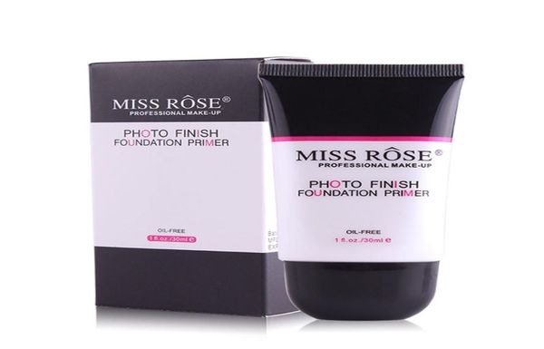 MISS ROSE Po Finish Foundation Primer для жирной кожи Масло Гладкая стойкая основа под макияж для лица Профессиональный макияж для лица6782038