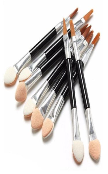5000 pçs / lote nova esponja vara aplicador de sombra de olho ferramentas de maquiagem cosmética doublehead sombra escova lábio brushes6393312