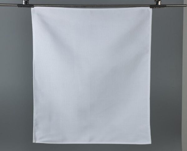 Ganze 40 x 70 cm weiße Reinigungstücher, Polyester-Leinen, Weihnachten, Thanksgiving, Geschirrtuch-Rohlinge, schlichte Küchentücher für Sublimat9447522