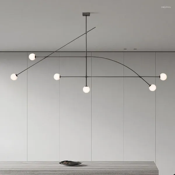 Lustres italianos lustre sala de estar designer lâmpada preto luz minimalista para restaurante quarto lustre decoração