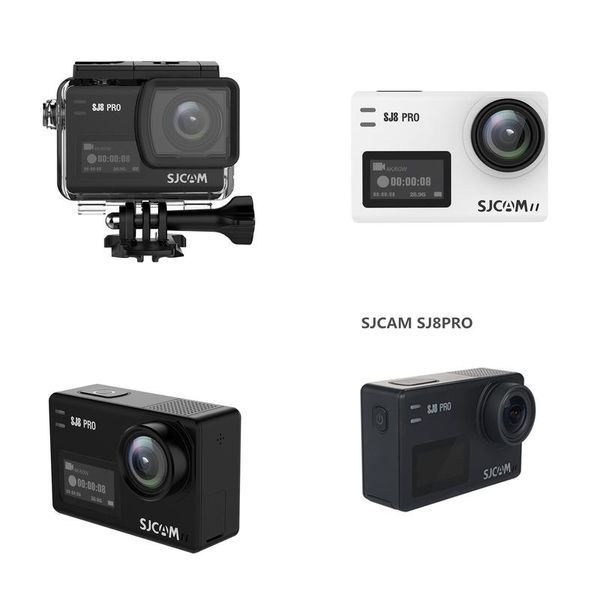 Digitalkameras SJCAMSJ8PRO Sport wasserdichte Camcorder-Kamera Touch Sn HD 4K60FPS Amba Eis Anti-Shake Drop Lieferung Otgu5
