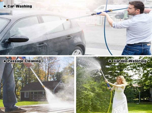 Pompe per l'acqua Pistola ad acqua ad alta pressione Metallo ad alta potenza Rondella per auto Spray Auto Strumenti per il lavaggio Giardino Jet Washer4234499