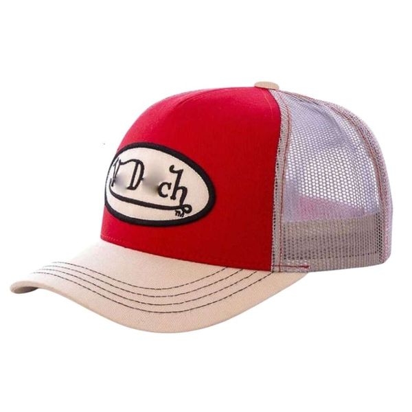 Von Dutchs Cap Designer Top Quality Hat Stingy Brim Chapéus Chapeau Chapéu Moda Boné de Beisebol para Adultos Net Caps de vários tamanhos Outdoor Mens