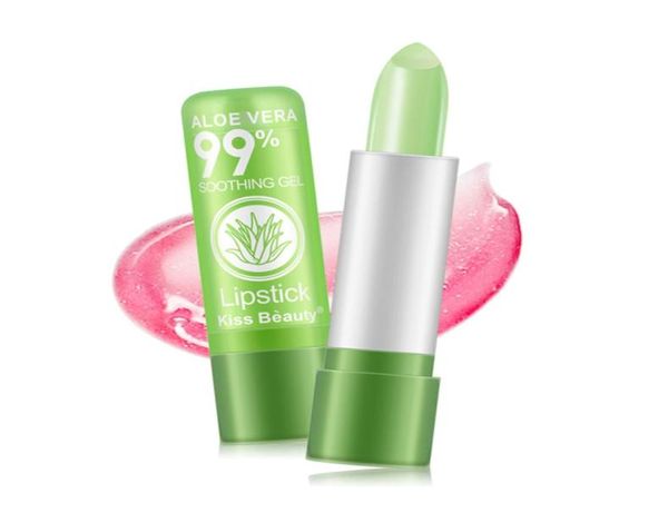 Il più nuovo rossetto che cambia colore Lucidalabbra impermeabile Colore che cambia rossetto a lunga durata Balsamo per labbra all'aloe vera7461313