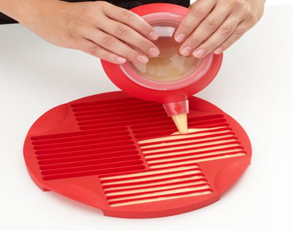 Stampi per biscotti a forma di dito in silicone per uso alimentare Stampo per lecca-lecca al cioccolato fai-da-te Stampo per biscotti a striscia lunga RRA30915107239