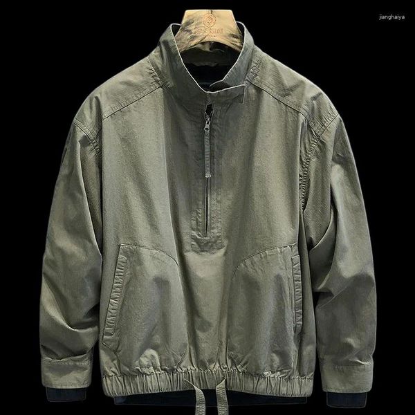 Jagdjacken Herren Frühling Dünn Militärgrün Taktische Jacke Graben Outwear Flugpilot Mäntel Bomber Armee Baumwolle Parka Kleidung