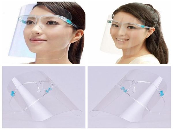 Segurança Transparente Faceshield Máscara PET Plástico Clear Face Shield Reutilizável Anti Splash Nevoeiro Máscara Protetora Face Shield Designer Mas4598318