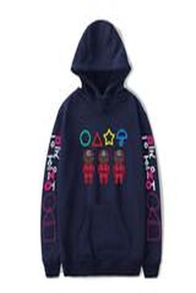 Círculo padrão men039s 3d impresso filme coreano hoodie um dia de sorte frente homem tripulação pescoço moletom de alta qualidade 4705595