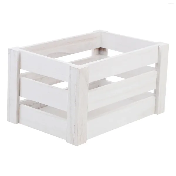 Clispeed Vintage Holzkiste Nesting Crates Basket Rustikale Box Display Aufbewahrungstaschen