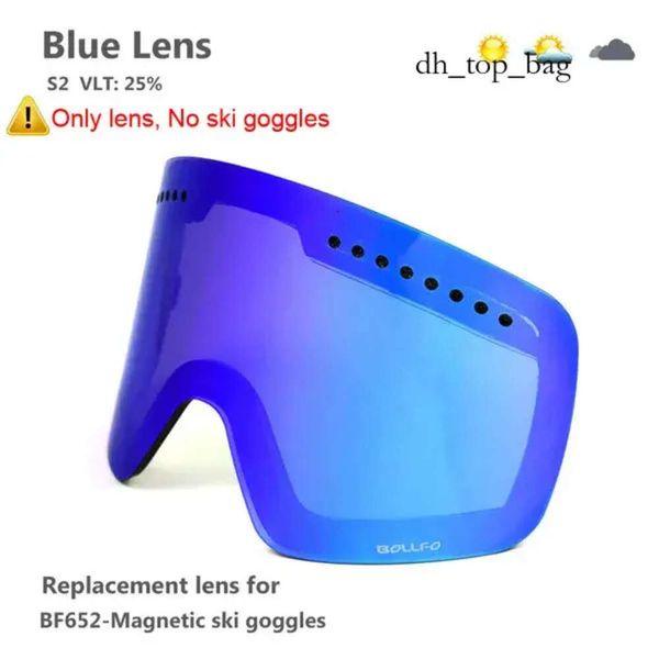 Óculos de esqui com lente polarizada dupla camada magnética ing antifog uv400 snowboard masculino feminino óculos caso 221109 3984