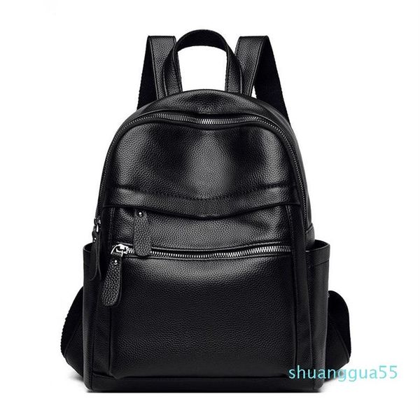 2021 zaino femminile di alta qualità zaino in pelle PU BACKPACK LADIES da viaggio per pacchetti da viaggio per borse per spalle per ragazze adolescenti Softback2426