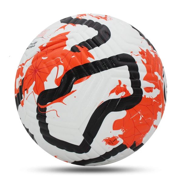 Футбольный официальный размер 2024, размер 5, размер 4, высококачественная искусственная кожа, мяч для ворот, тренировочный мяч для игр лиги, бесшовный футбол 240109