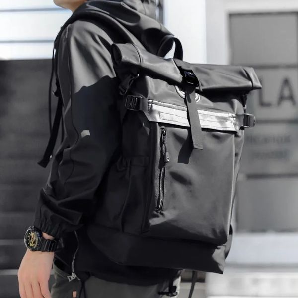 Мужской прочный рюкзак Оксфорд, походный спортивный рюкзак, школьные сумки на колесиках, высокое качество, повседневная застежка, тактика для мужчин 240108