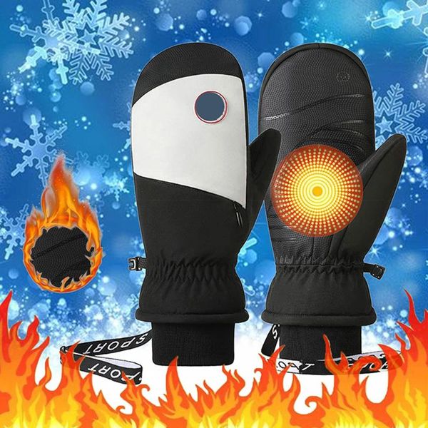 Береты мужские и женские зимние теплые лыжные перчатки удобные ветрозащитные варежки простые шикарные однотонные мягкие велосипедные перчатки Guantes