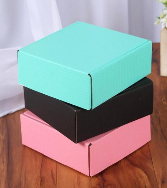 Wellpappe-Boxen, farbige Geschenkverpackung, Faltschachtel, quadratische Verpackung, Schmuckverpackung, Kartons, 15155 cm, LX21341236147