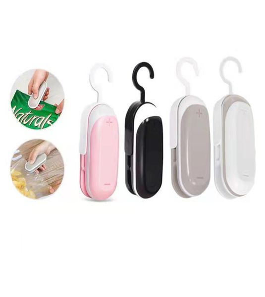 Utensili da cucina Mini sigillatrice Termosigillatrice portatile Borsa per la conservazione di pacchetti in plastica Pratico adesivo e guarnizioni per snack alimentari9234552