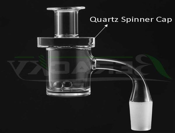 DHL Beracky Borda Chanfrada 4mm Fundo Transparente Quartz Banger Com Quartzo Escultura Spinner CapTerp Pérolas 25mmod Unhas de Quartzo Para Dab9030512